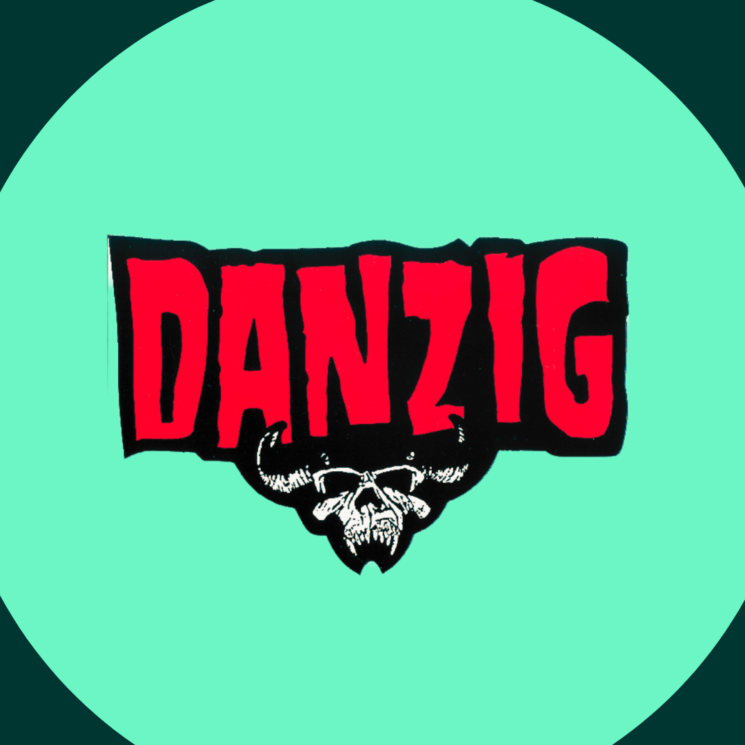 Sticker - Danzig - Large Skull Logo in Red