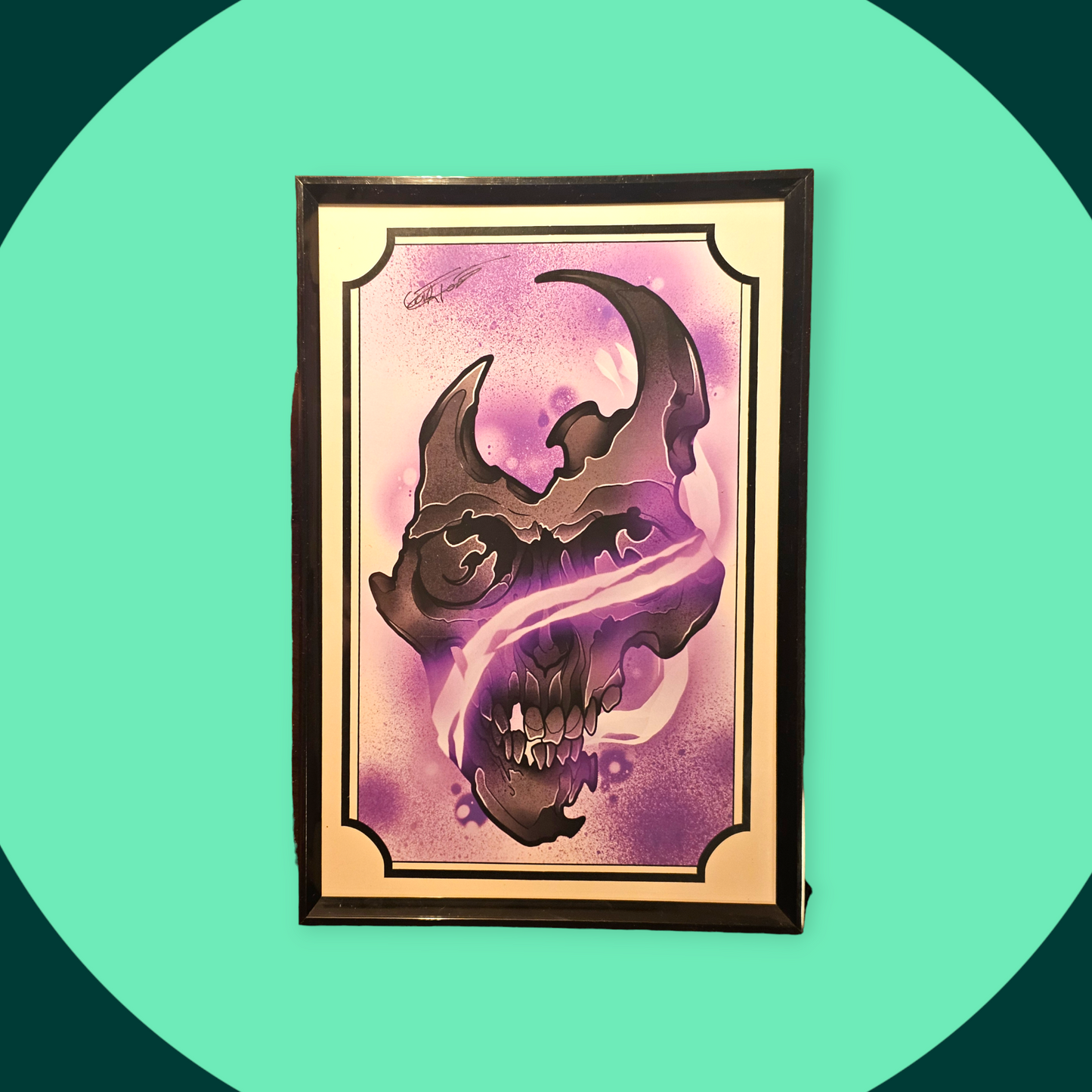 Purple Skull - Original Design