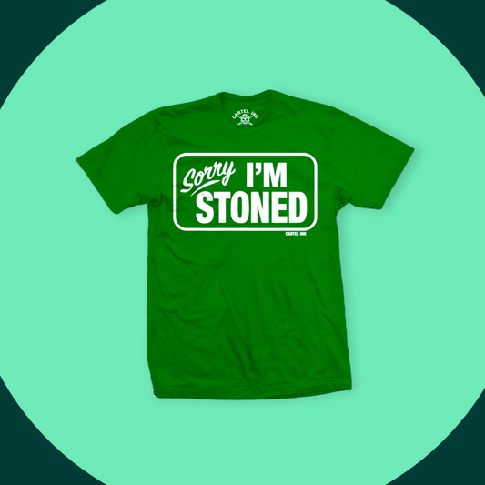 Sorry I'm Stoned Men's T-Shirt