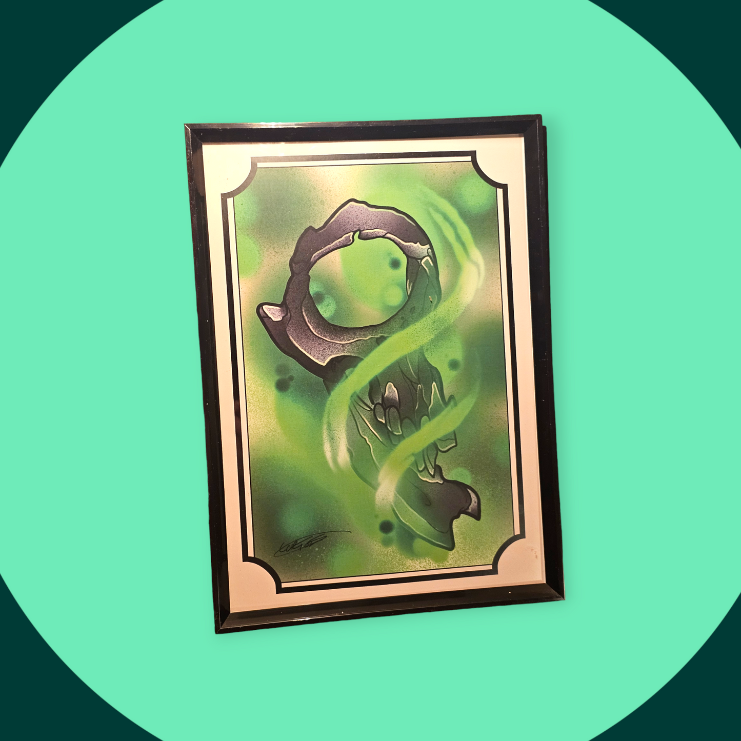 Green Skull - Original Design