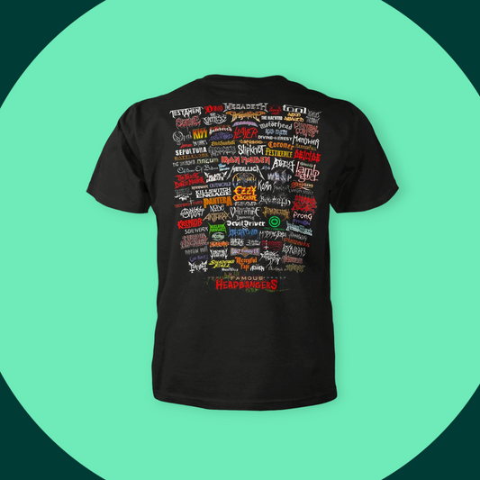 Famous Headbangers - Music Ringspun Cotton T-Shirt