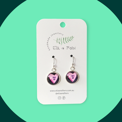 F*ck Off Dangle Earrings