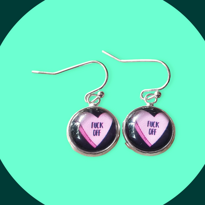F*ck Off Dangle Earrings